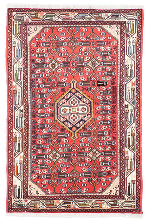 Perserteppich - Nomadic 148 x 102 cm - rot