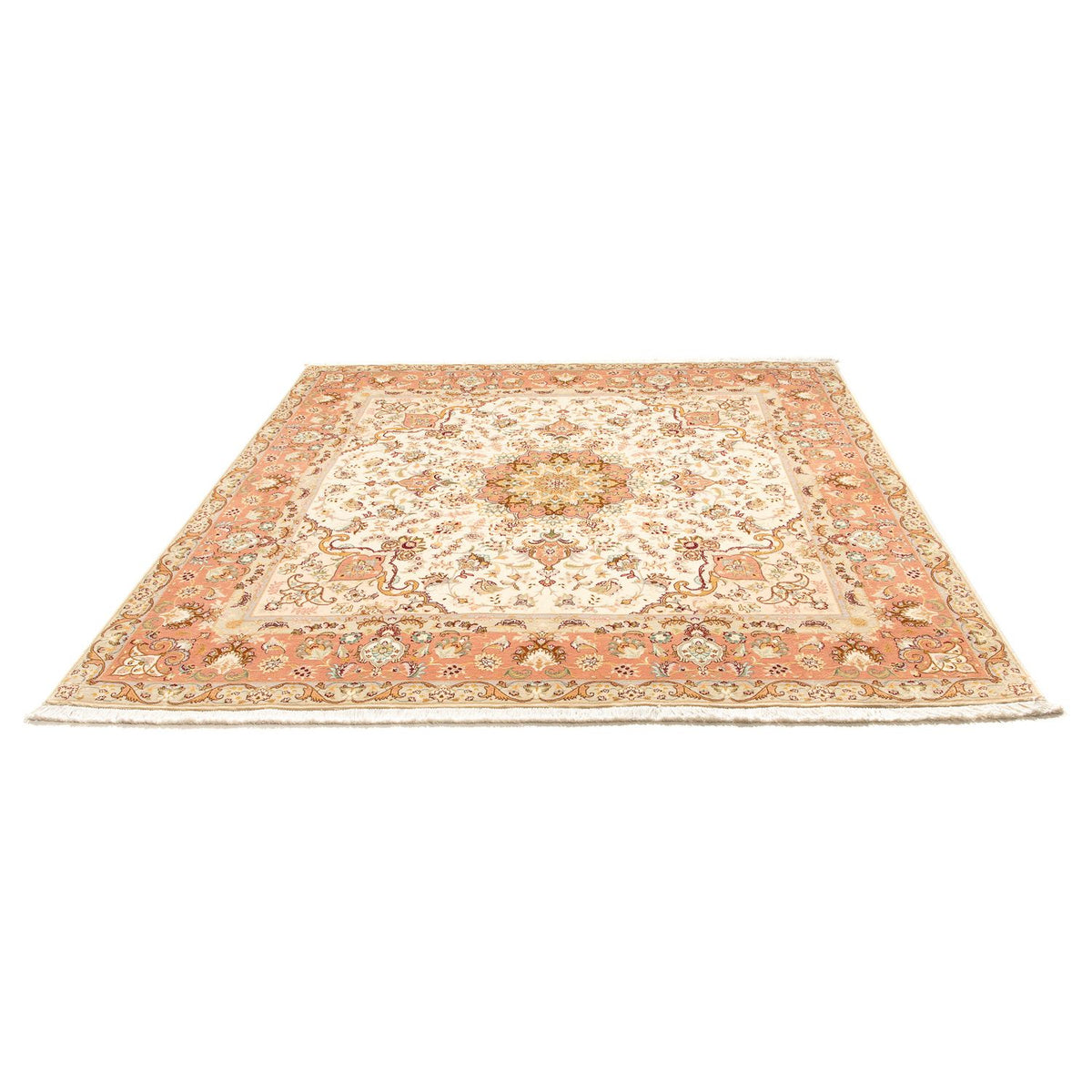 Perserteppich - Täbriz - Royal 212 x 205 cm Teppich Quadratisch