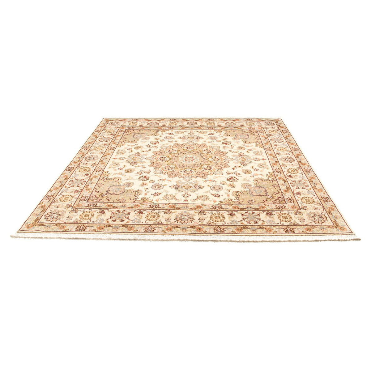 Perserteppich - Täbriz - Royal 206 x 202 cm Quadratischer Teppich