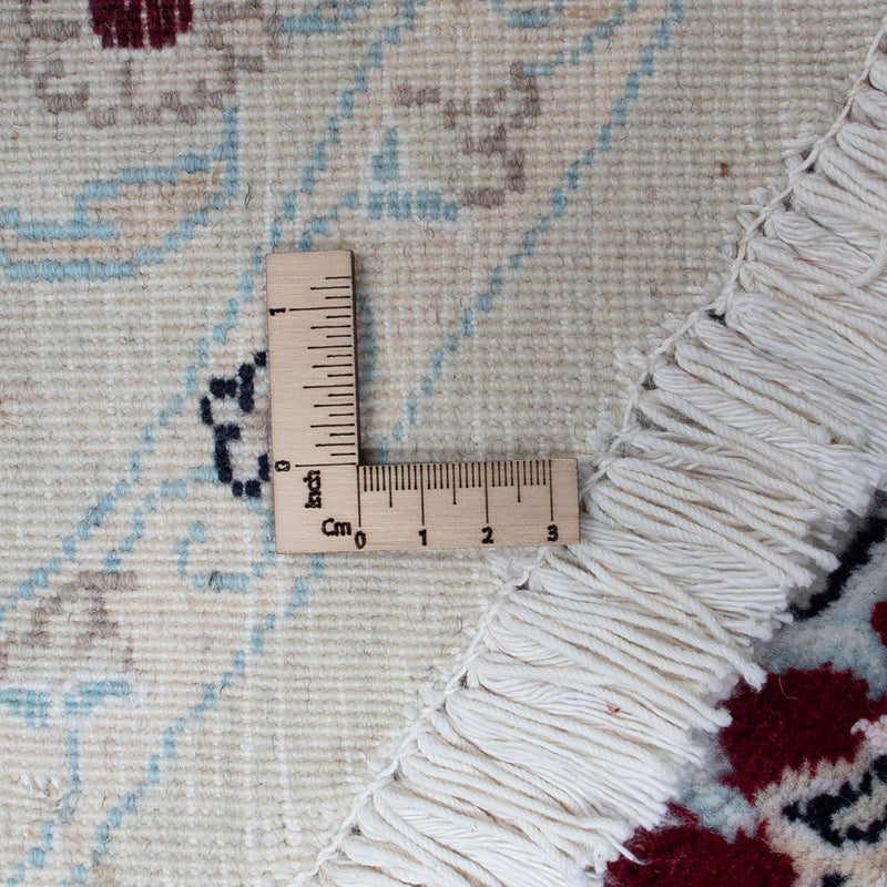 Perserteppich - Nain 295 x 295 cm - dunkelrot