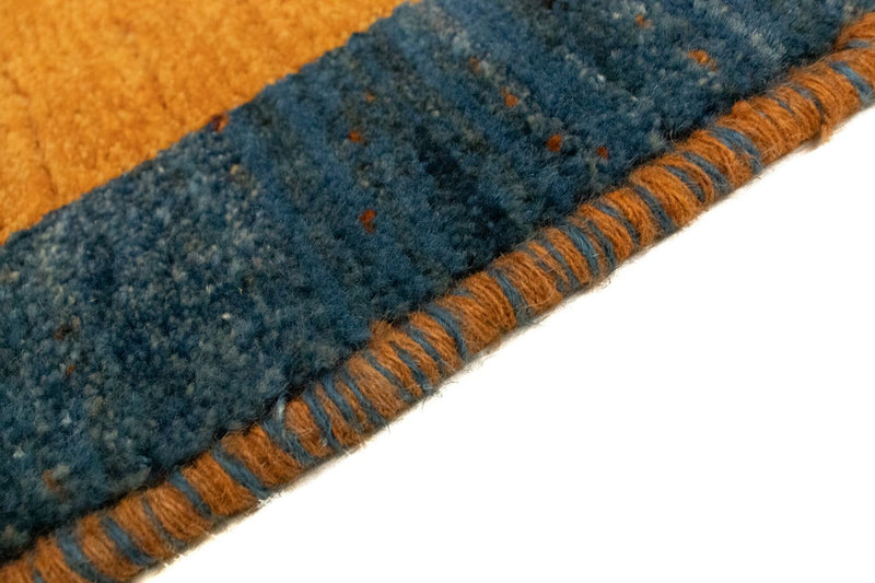 Gabbeh Teppich - Perser 85 x 64 cm - gold