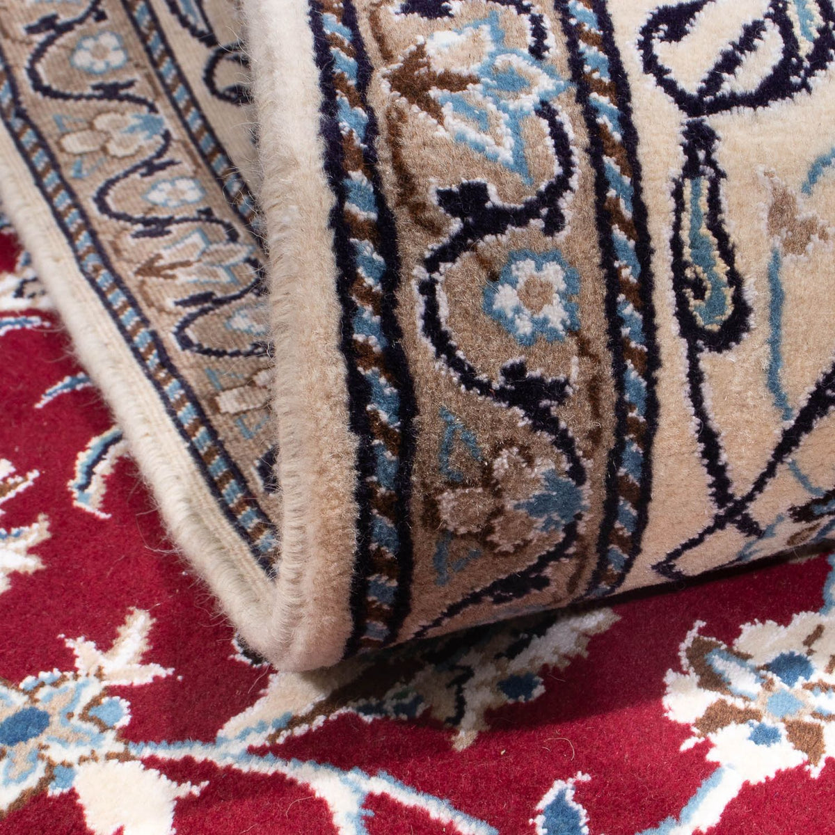 Perserteppich - Nain 296 x 195 cm Wohnzimmer Teppich