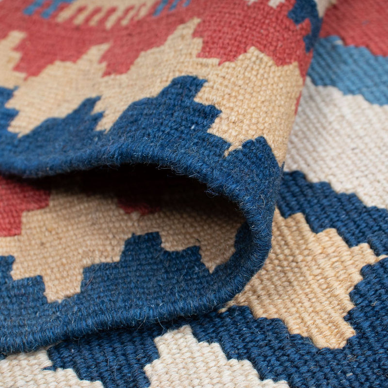 Kelim Teppich - Oriental 183 x 123 cm - blau