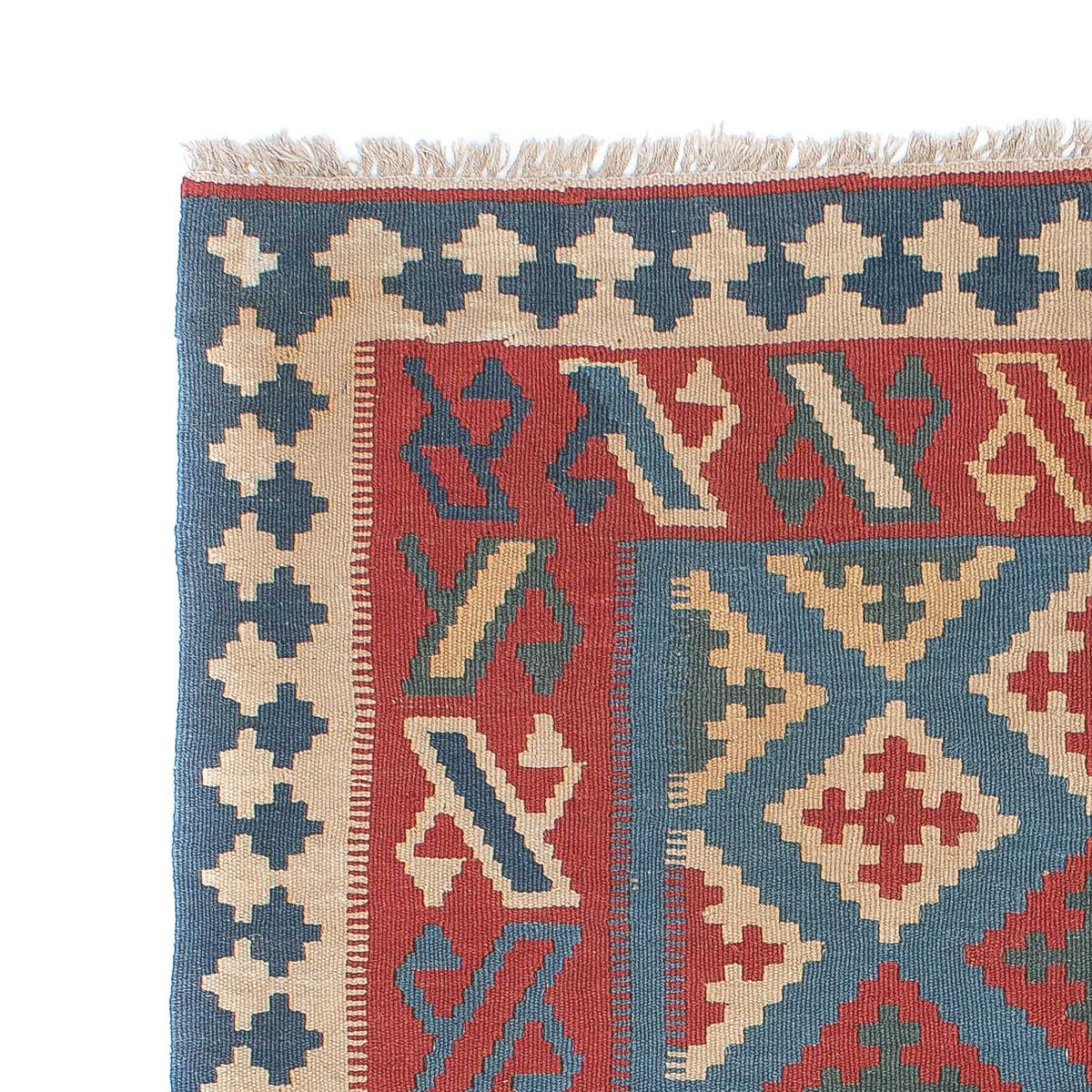 Kelim Teppich - Oriental 178 x 128 cm - blau