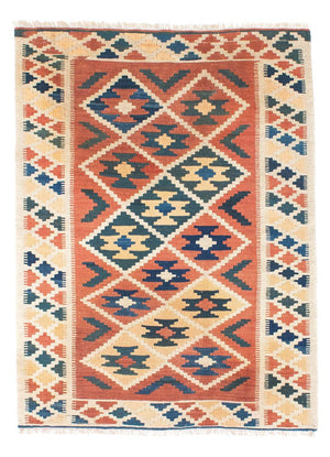 Kelim Teppich - Oriental 148 x 106 cm - braun