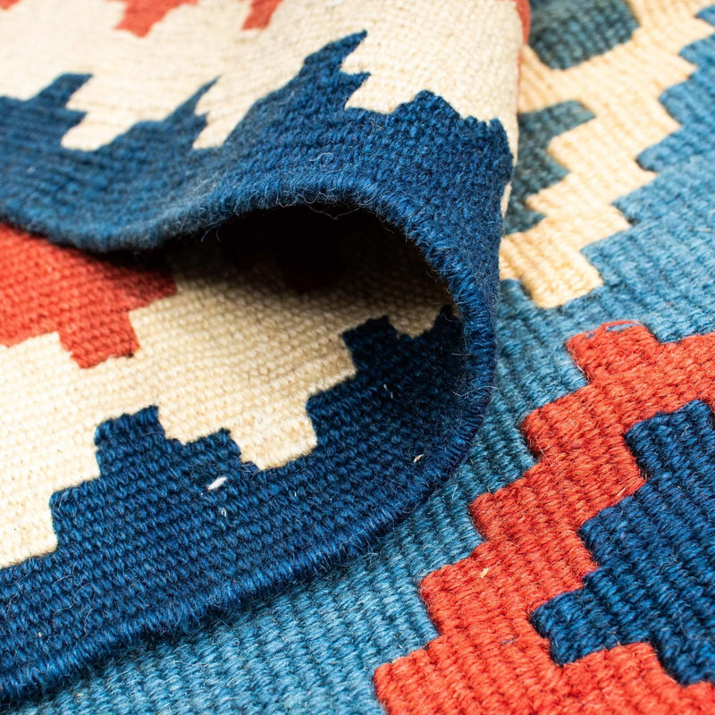 Kelim Teppich - Oriental 168 x 122 cm - blau