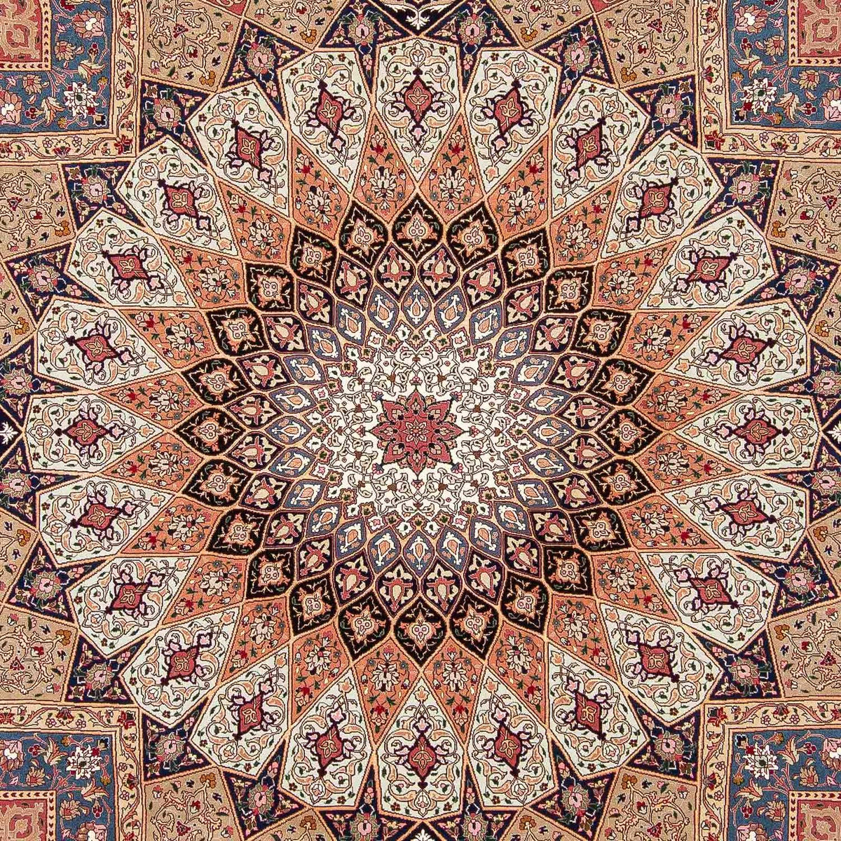 Perserteppich - Täbriz - Royal 298 x 254 cm Wohnzimmer Teppich