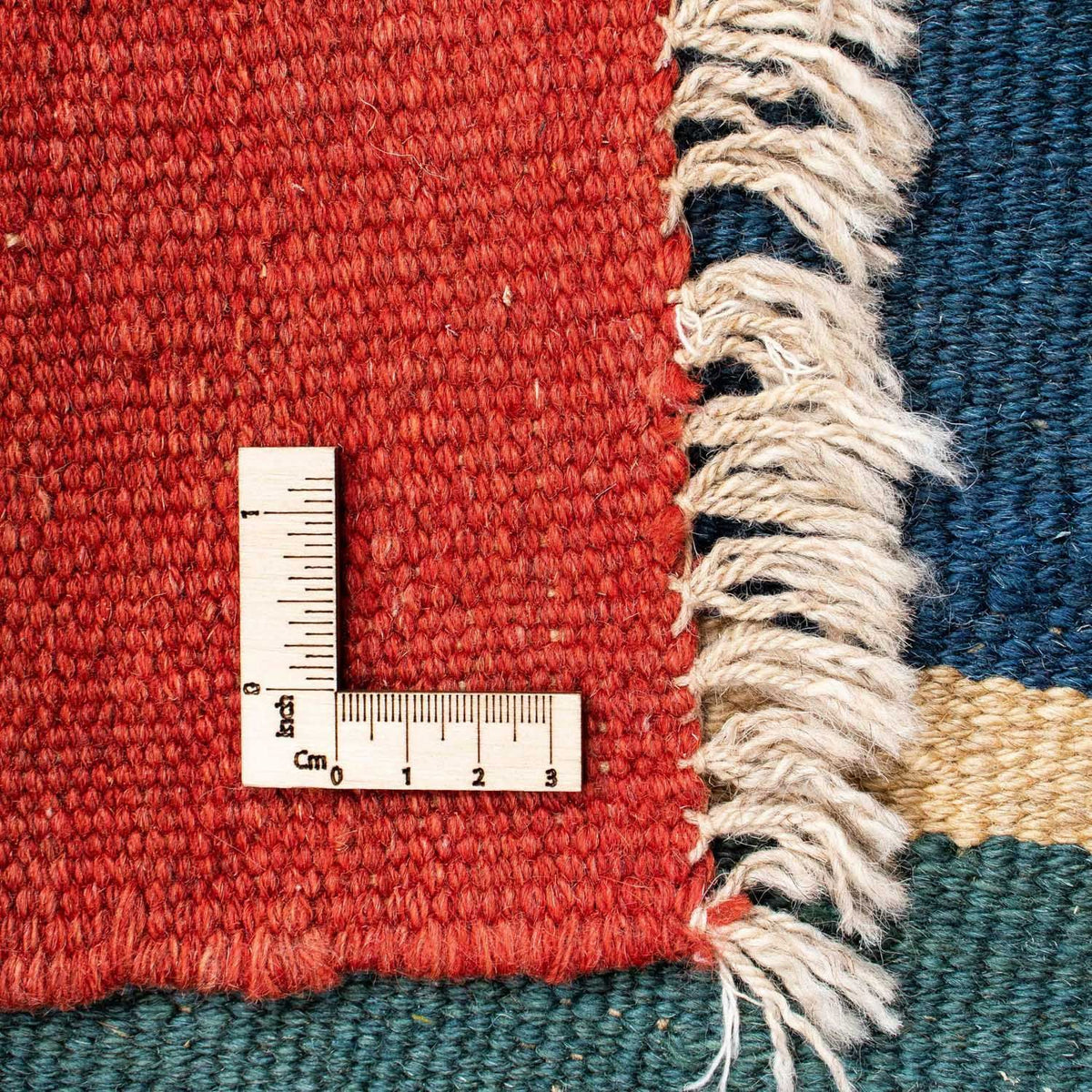 Kelim Teppich - Oriental 198 x 152 cm - rot