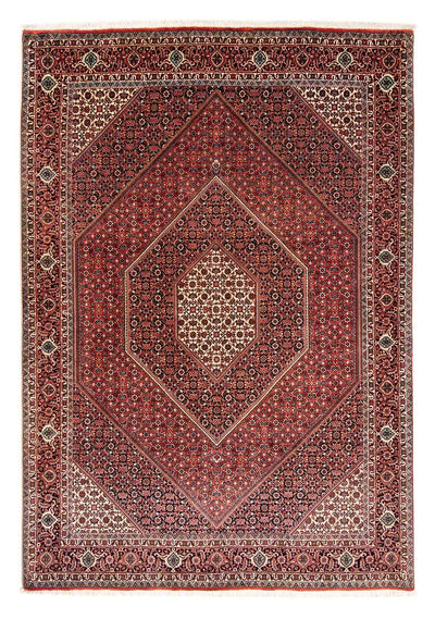 Bidjar Teppich 169x233cm - Perserteppich - dunkelrot