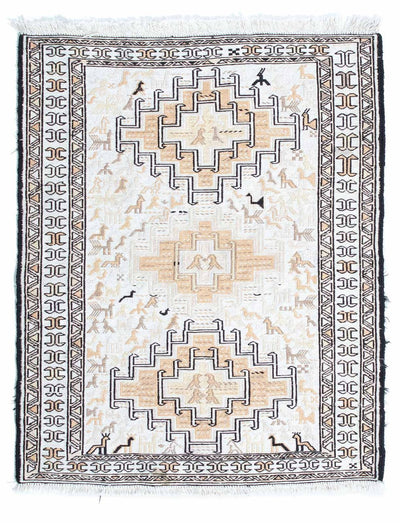 Kilim en soie Tapis 71x95cm