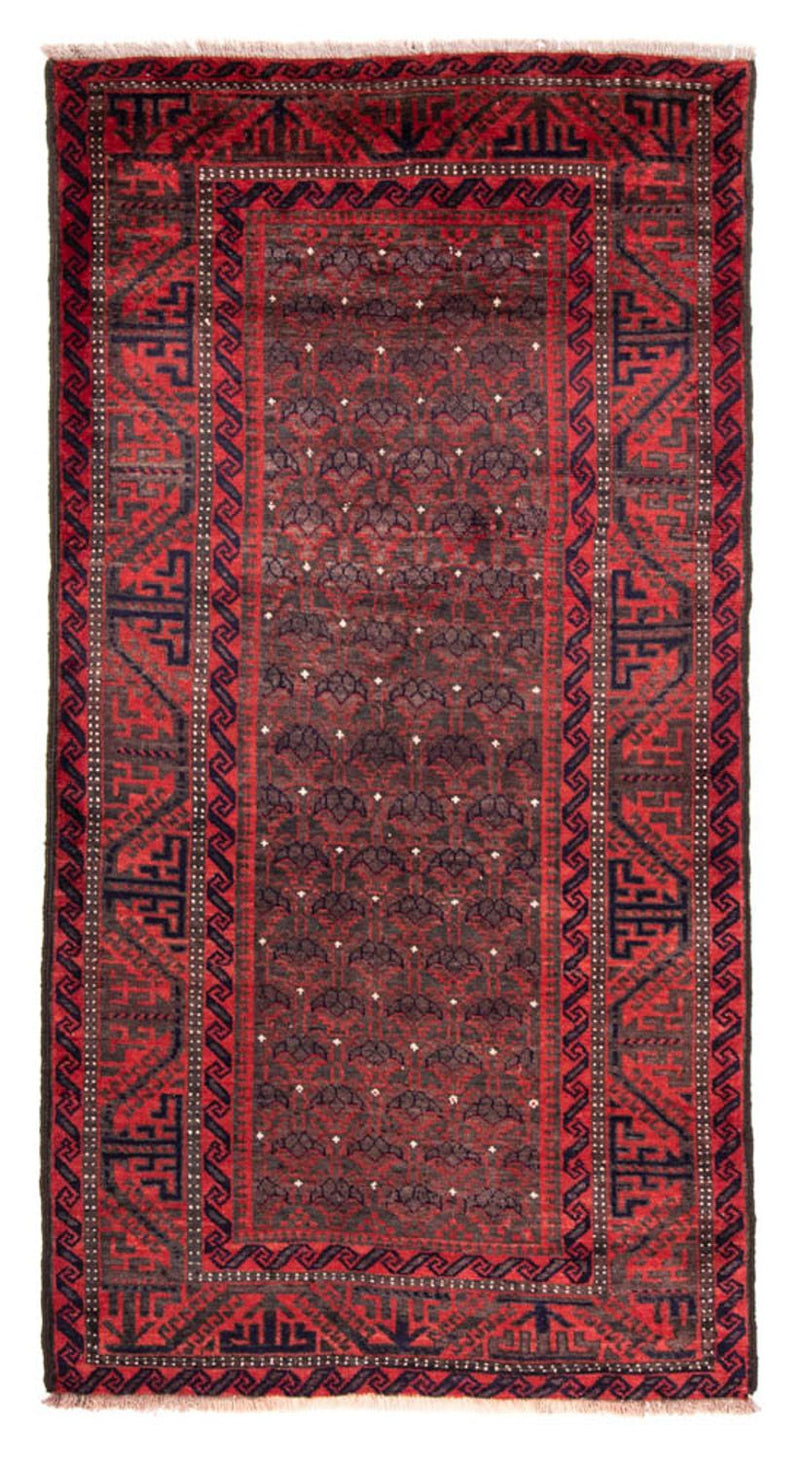 Perserteppich - Nomadic 240 x 113 cm - rot