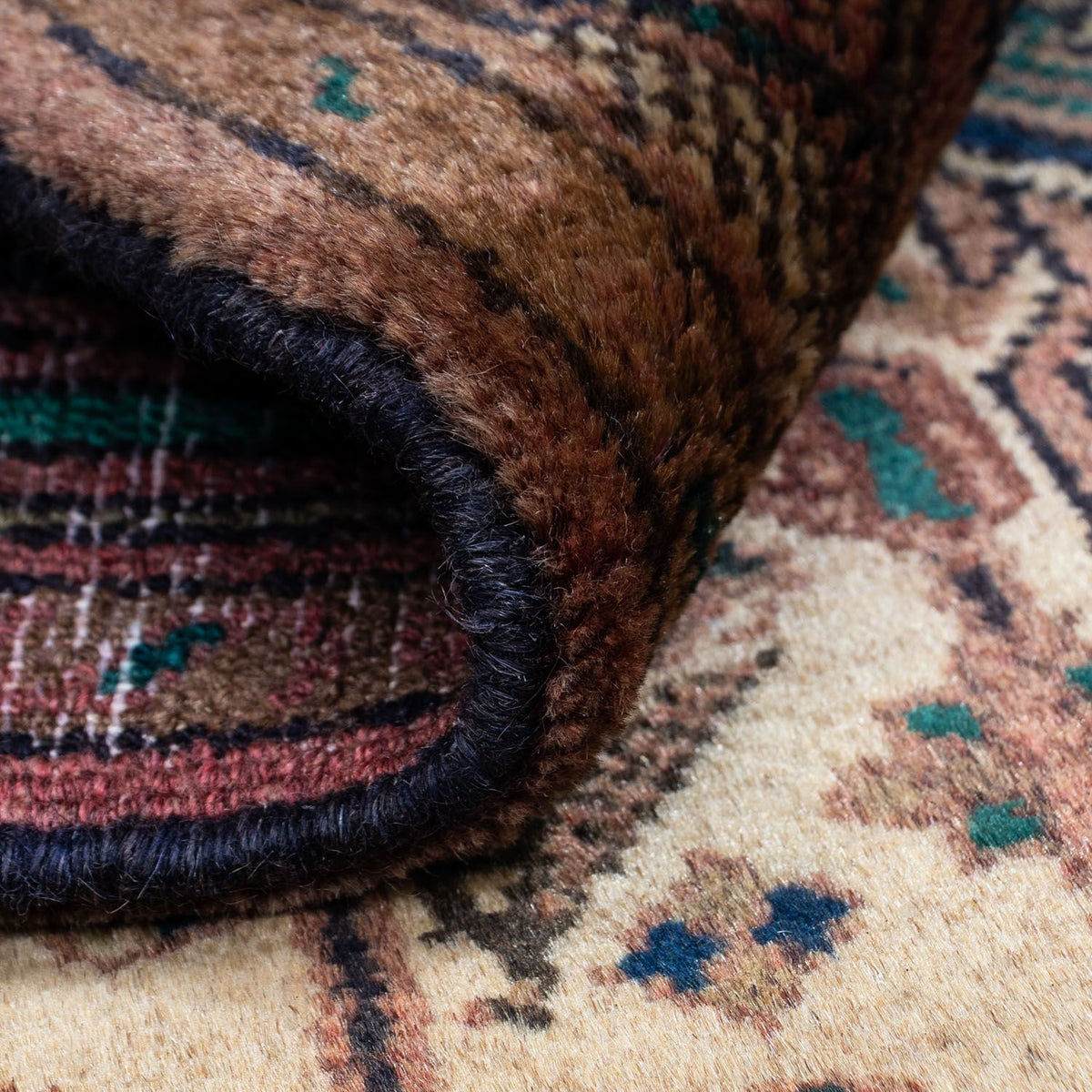 Perserteppich - Nomadic 118 x 79 cm - hellbraun