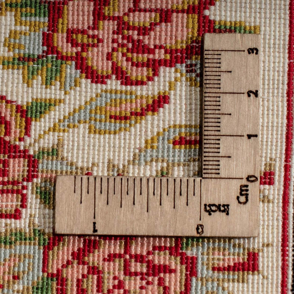 Seidenteppich - Ghom Seide - Premium 42 x 31 cm Fußmatte