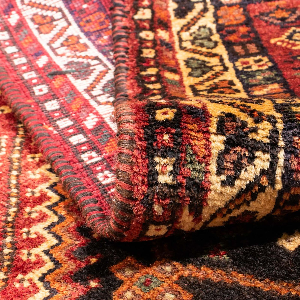 Perserteppich - Nomadic 153 x 106 cm - dunkelrot