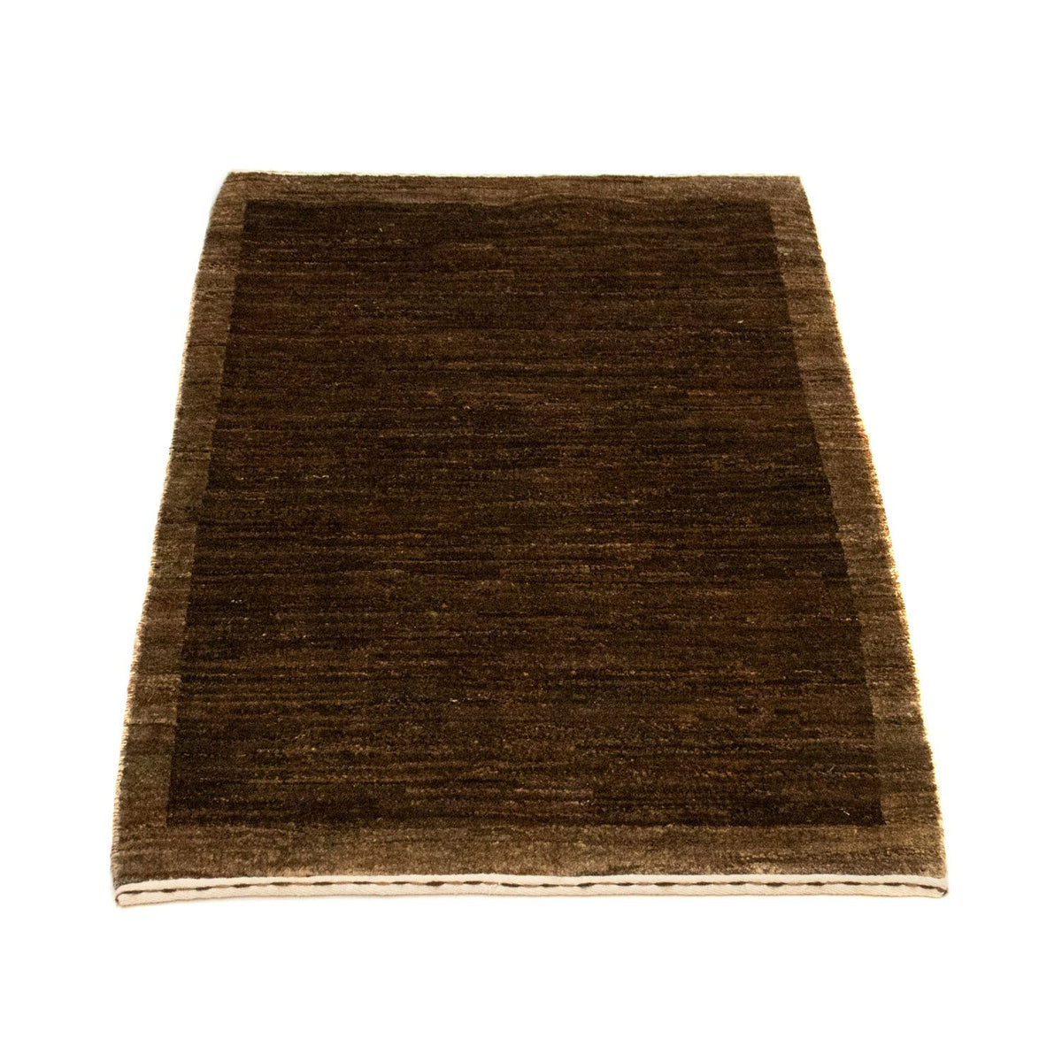 Gabbeh Teppich - Indus 93 x 60 cm - dunkelbraun