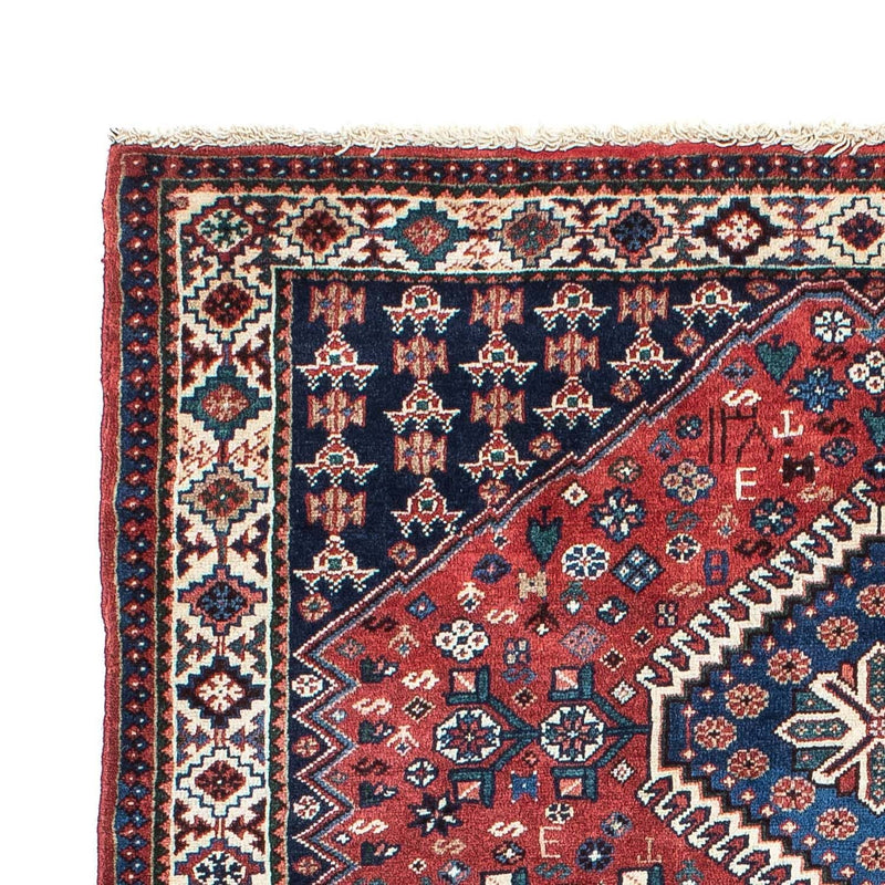 Perserteppich - Nomadic 147 x 102 cm - dunkelrot