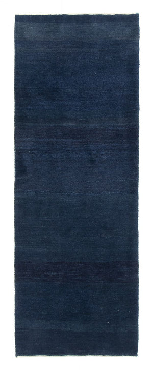 Gabbeh Teppich - Perser 228 x 80 cm - dunkelblau