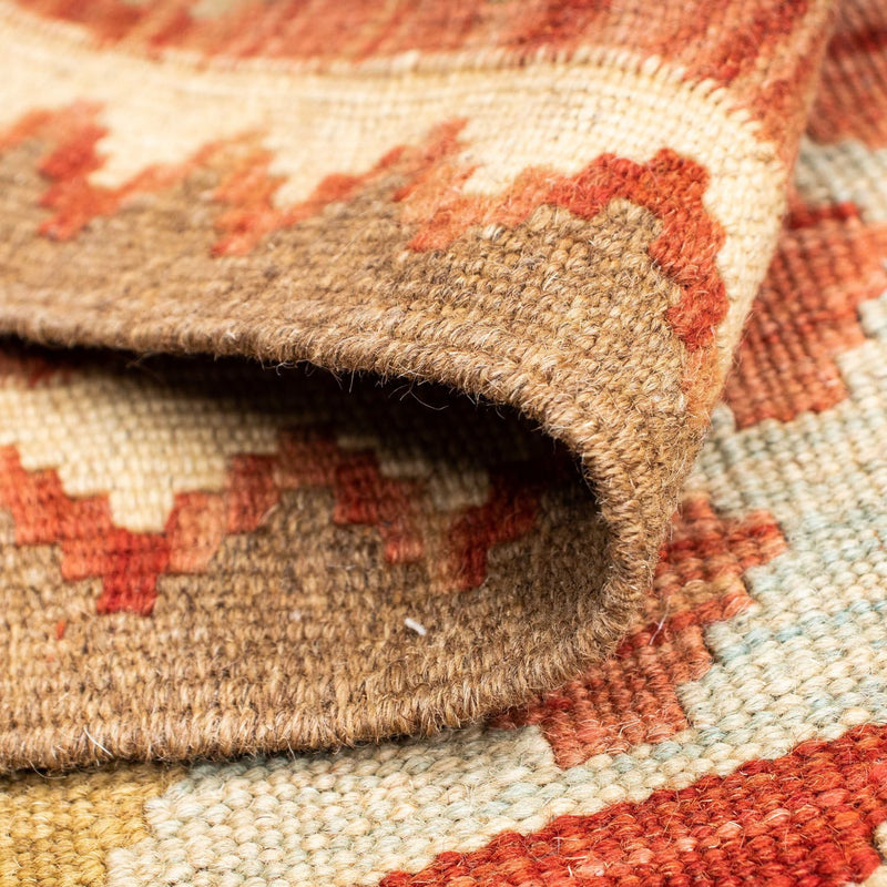 Kelim Teppich - Oriental 193 x 84 cm - hellrot
