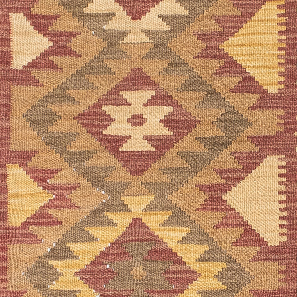 Kelim Teppich - Oriental 192 x 77 cm - hellbraun