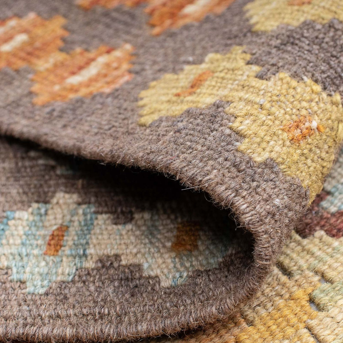 Kelim Teppich - Splash 192 x 67 cm - mehrfarbig