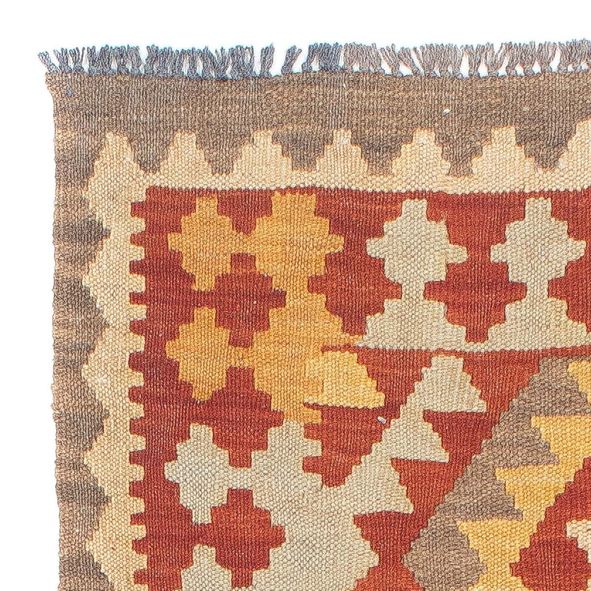 Kelim Teppich - Splash 206 x 66 cm - mehrfarbig