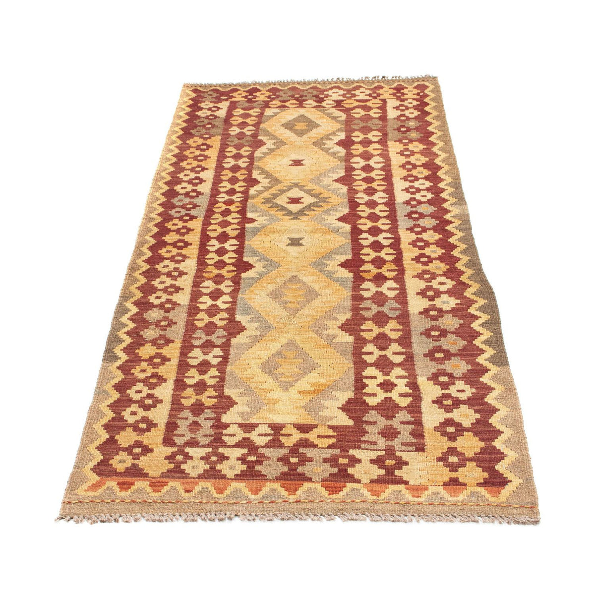 Kelim Teppich - Oriental 195 x 79 cm - braun