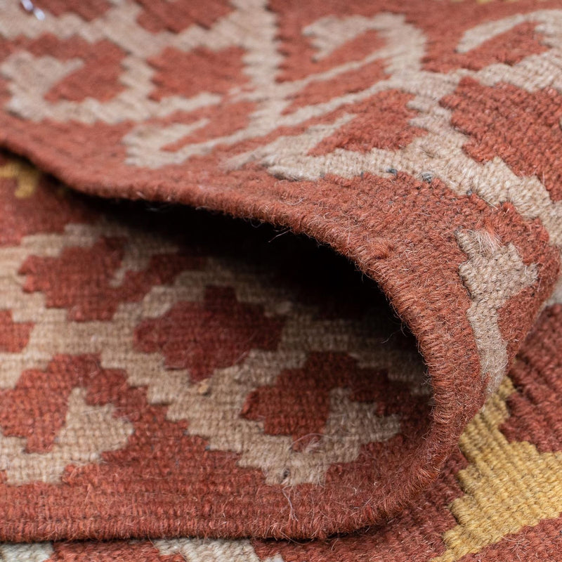 Kelim Teppich - Splash 203 x 69 cm - rost