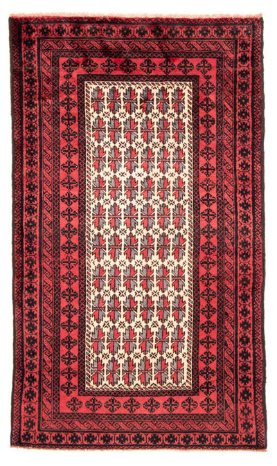 Belutsch Teppich 116 x 207 cm - rot