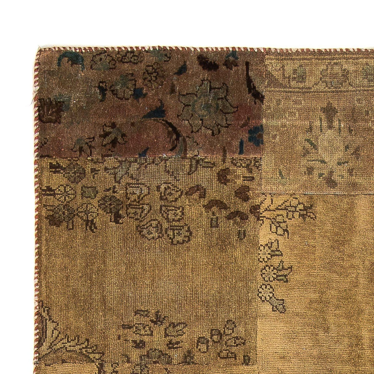 Patchwork Teppich 207 x 128 cm