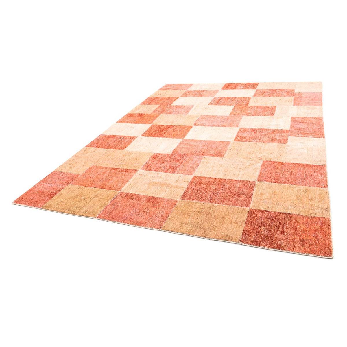 Patchwork Teppich 294 x 212 cm
