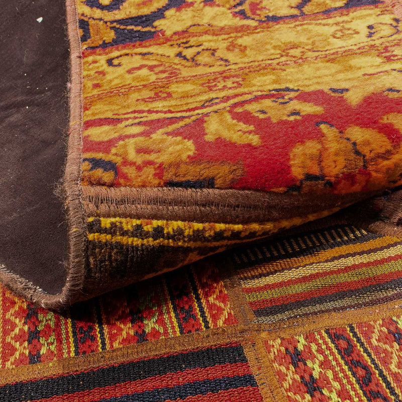 Patchwork Teppich 234 x 169 cm