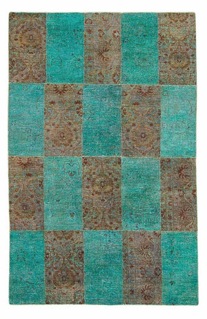 Patchwork Teppich 240 x 149 cm