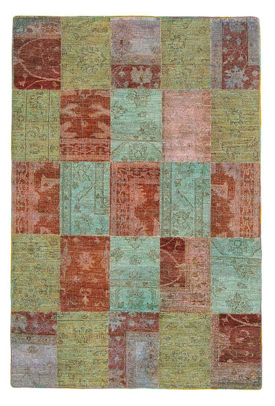 Tapis patchwork 150x223cm - Tapis en laine