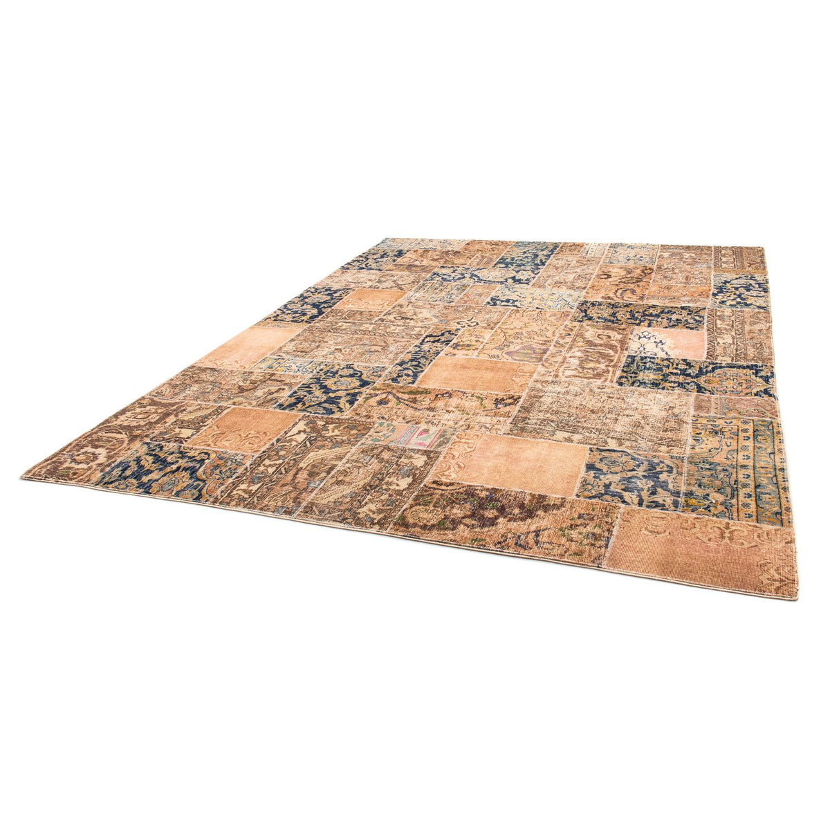 Patchwork Teppich 304 x 242 cm