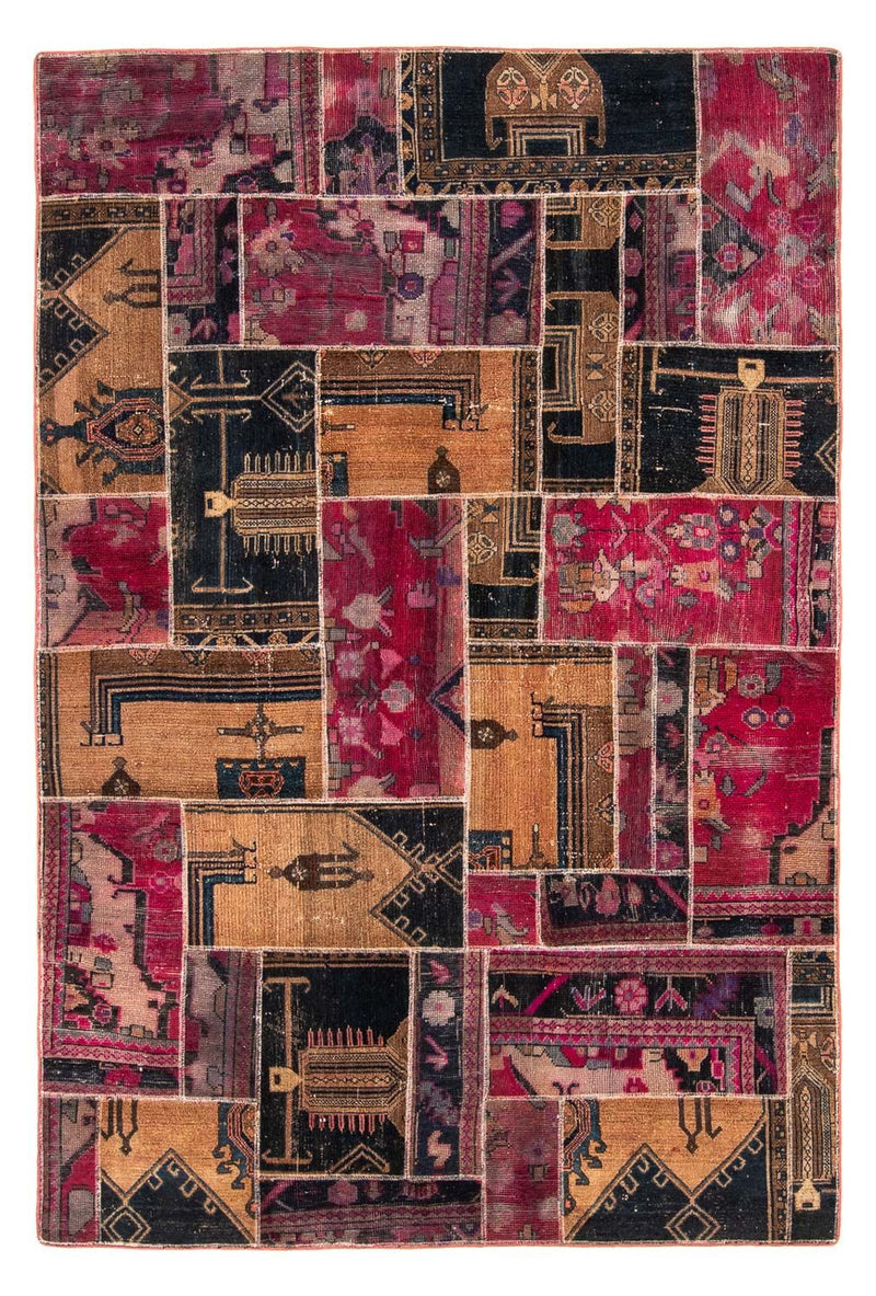 Patchwork Teppich 244 x 164 cm