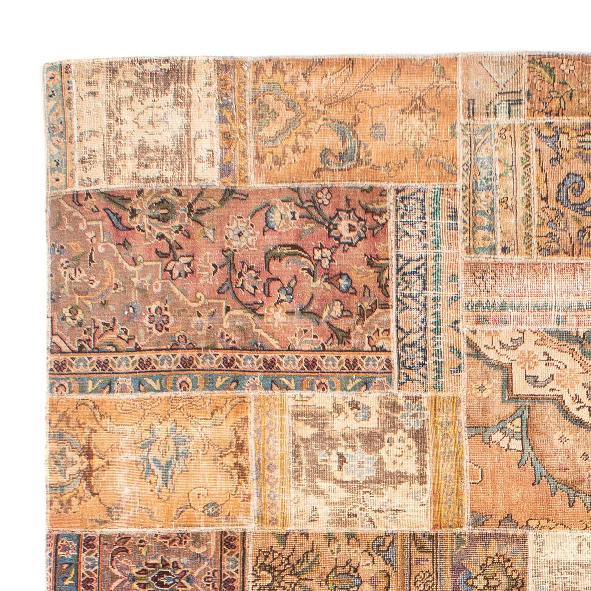 Patchwork Teppich 301 x 241 cm