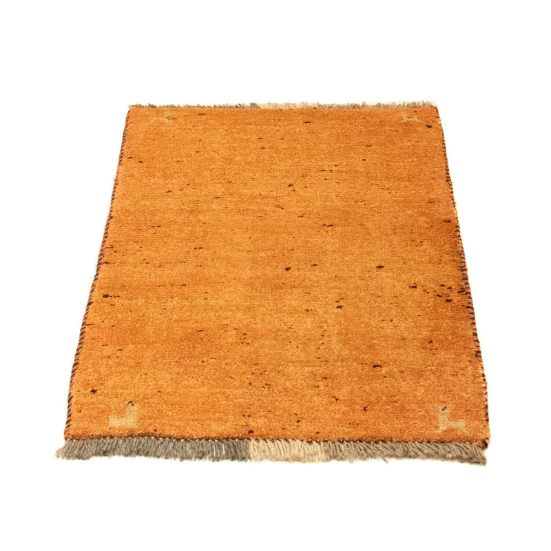 Gabbeh Teppich - Perser 86 x 58 cm - gold