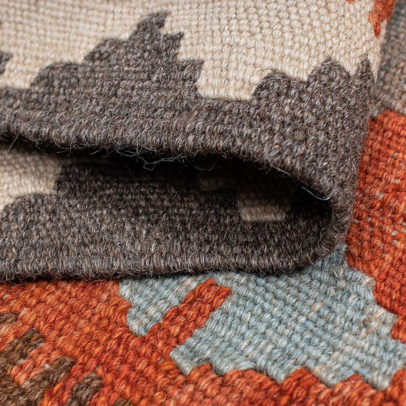 Kelim Teppich - Splash 296 x 76 cm - hellrot