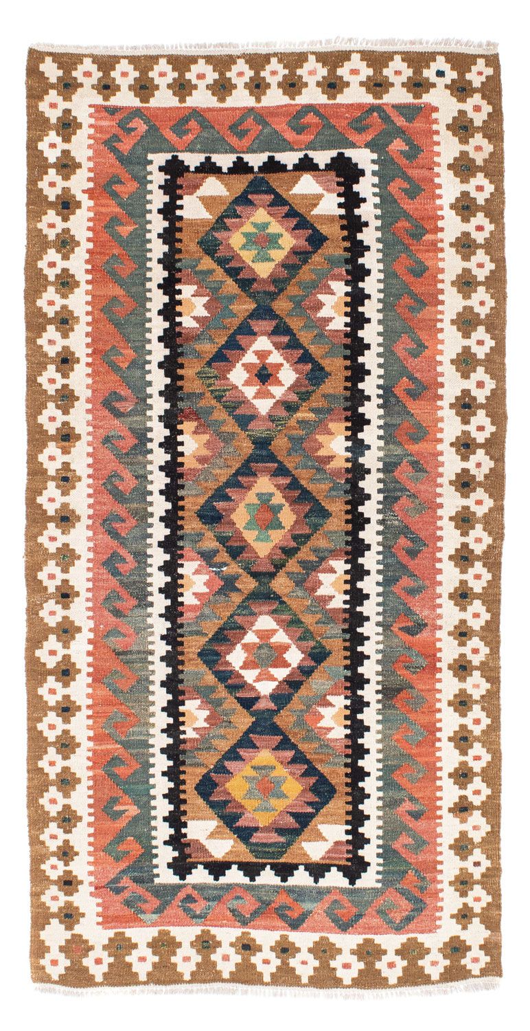 Kelim Teppich - Oriental 200 x 101 cm - hellbraun