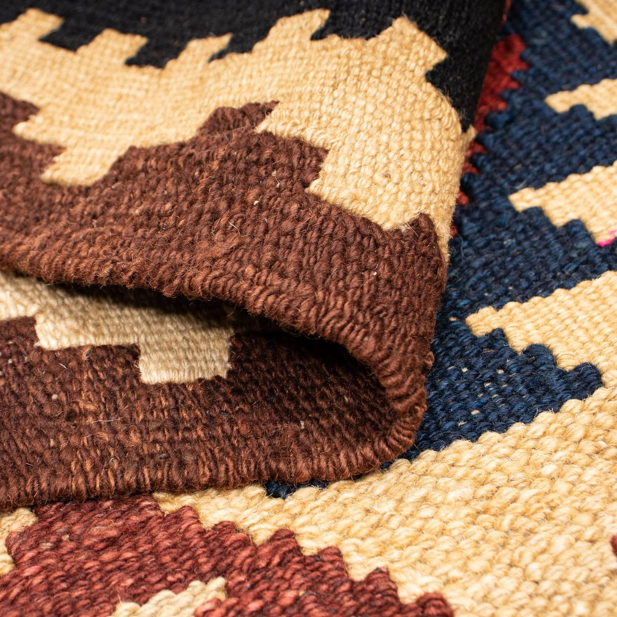 Kelim Teppich - Splash 203 x 153 cm - mehrfarbig