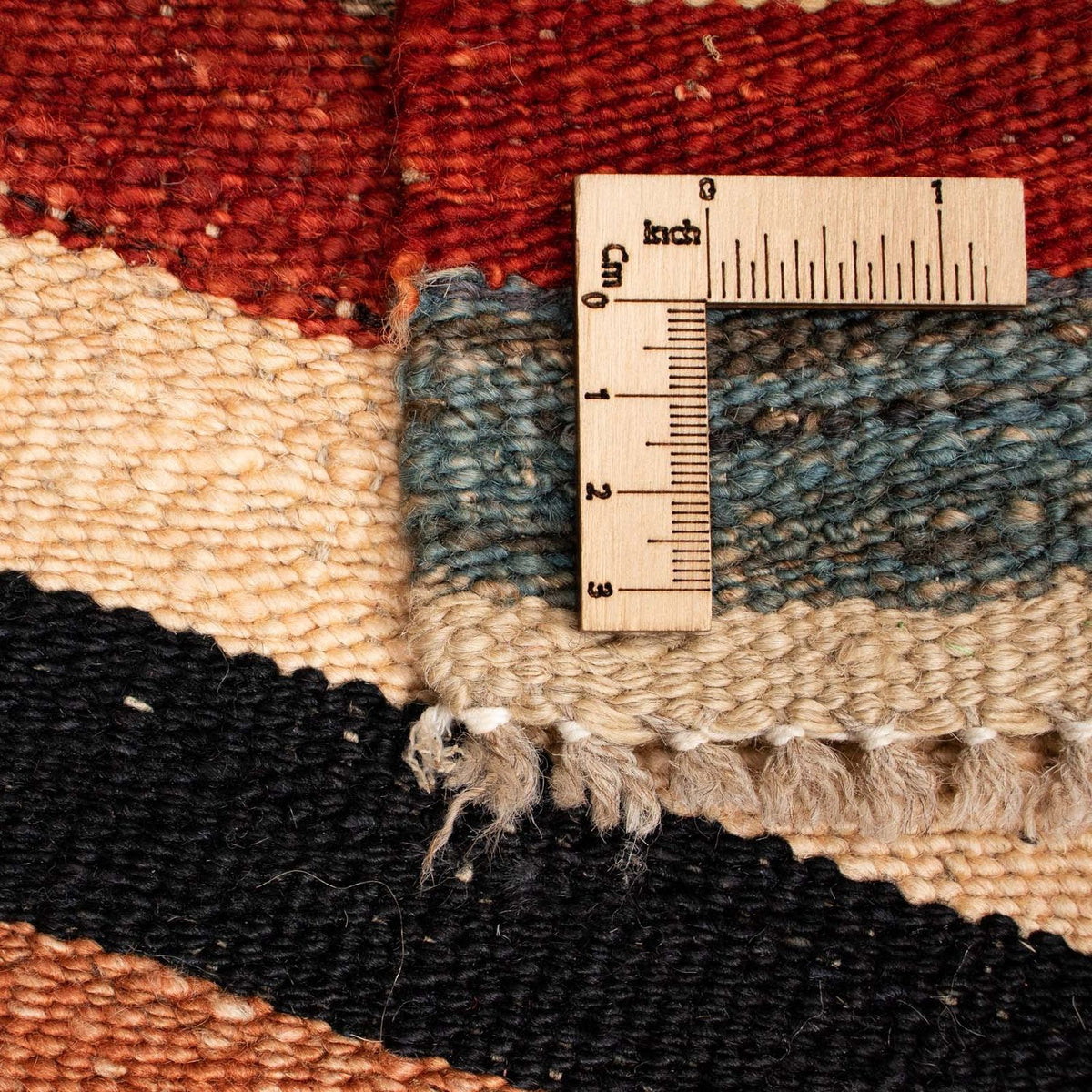 Kelim Teppich - Splash 200 x 152 cm - mehrfarbig