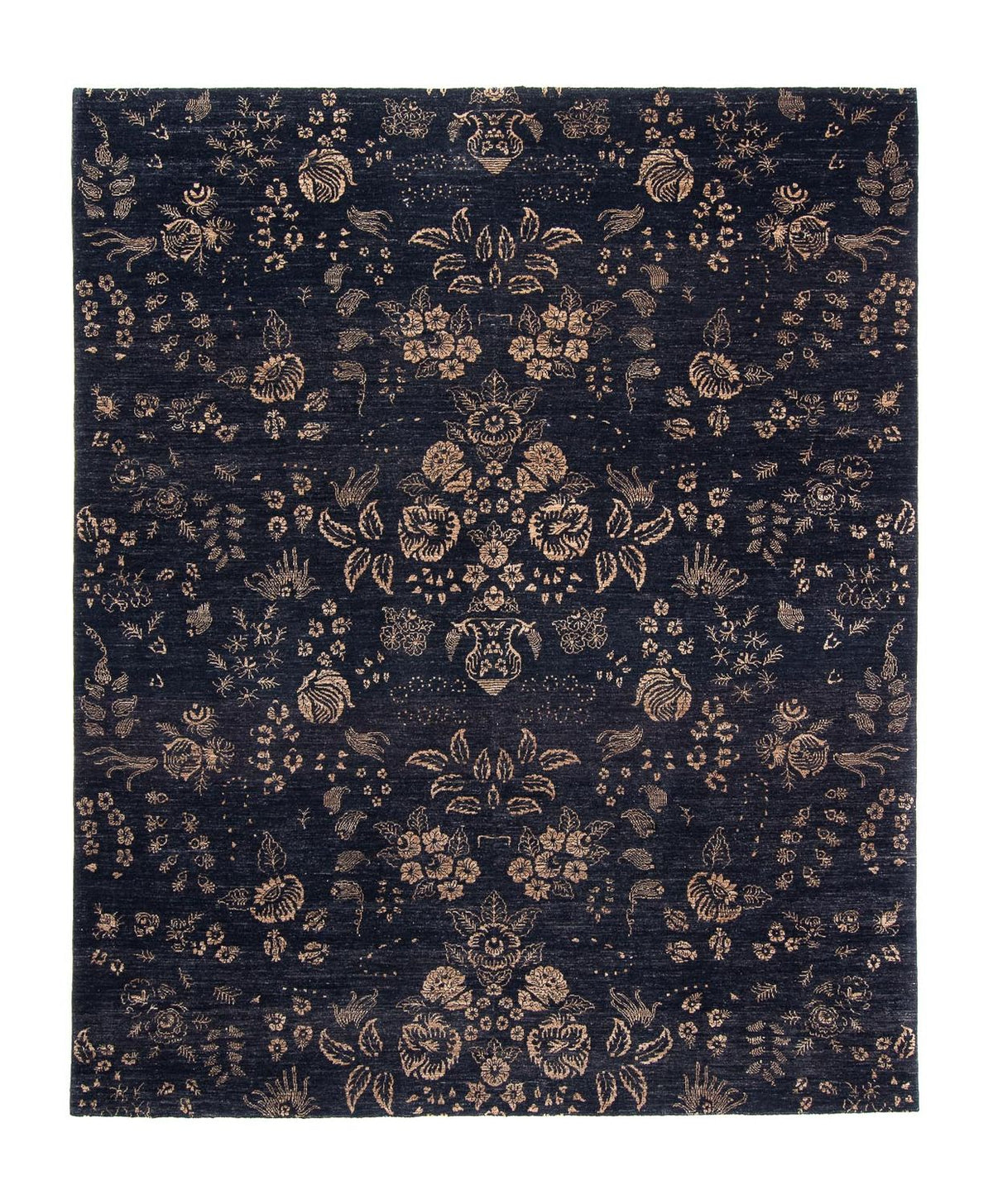 Designer Teppich 308 x 248 cm - dunkelblau