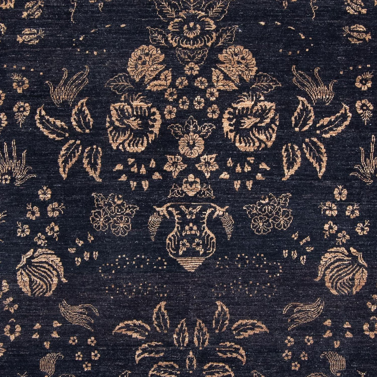 Designer Teppich 308 x 248 cm - dunkelblau