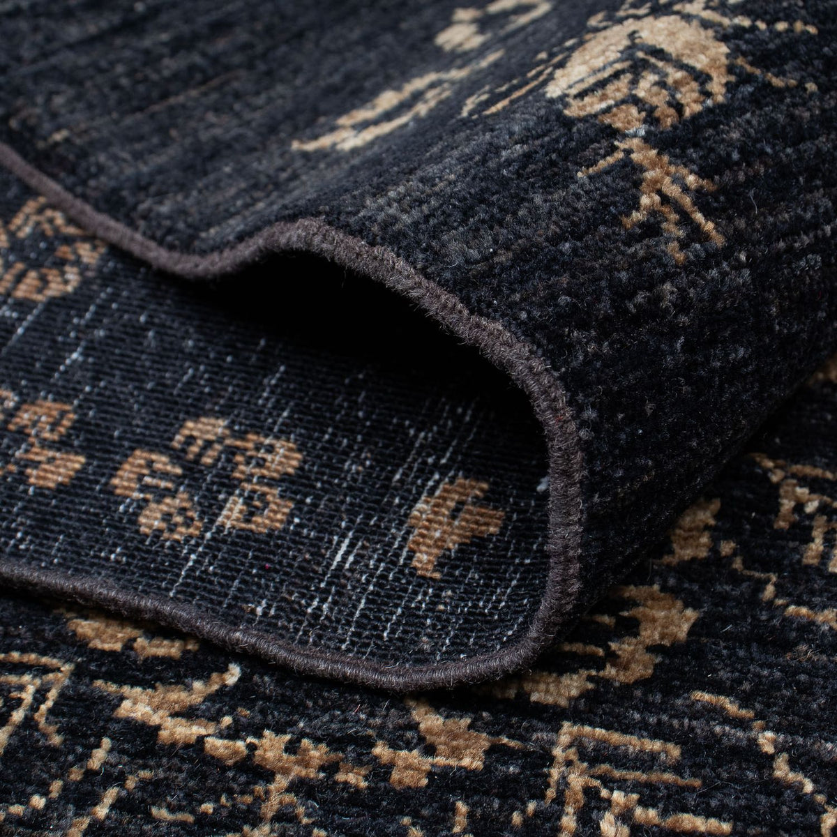 Designer Teppich 308 x 248 cm - dunkelblau