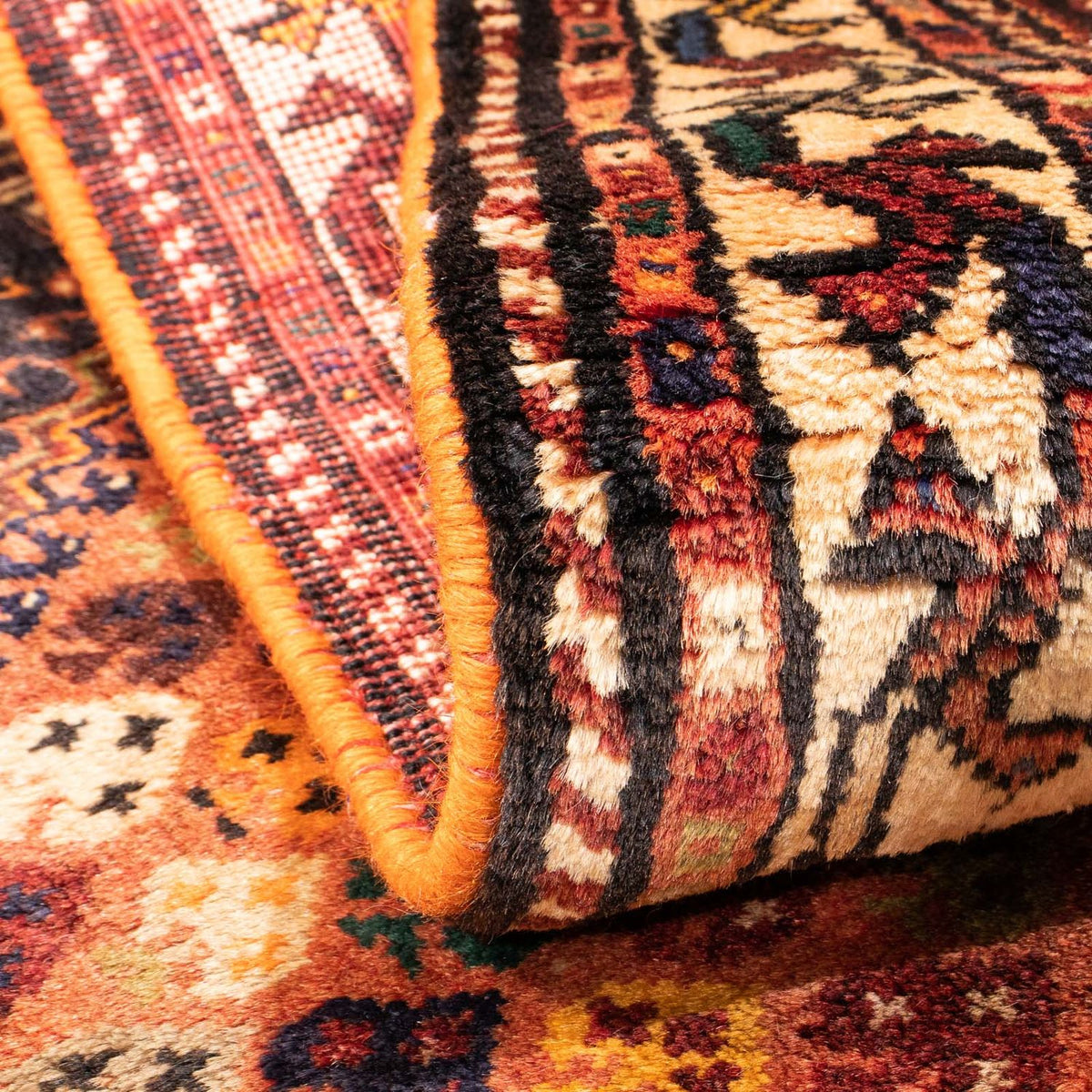 Perserteppich - Nomadic 160 x 112 cm - hellrot