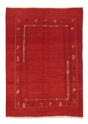 Gabbeh Teppich - Perser 200 x 142 cm - rot