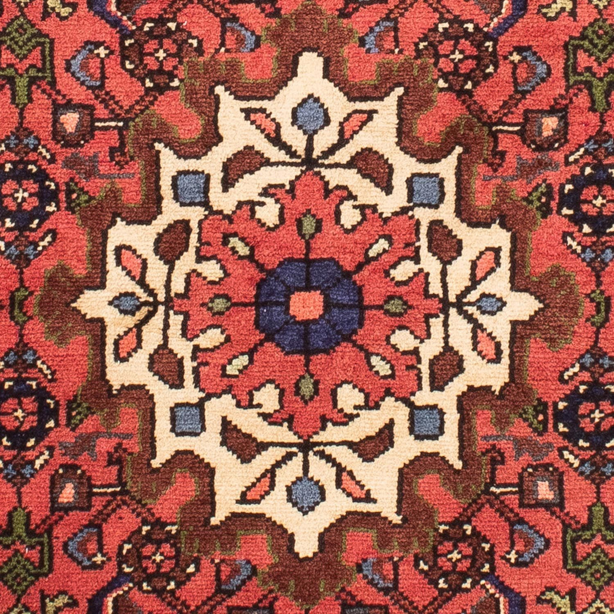 Perserteppich - Nomadic 147 x 100 cm - dunkelrot