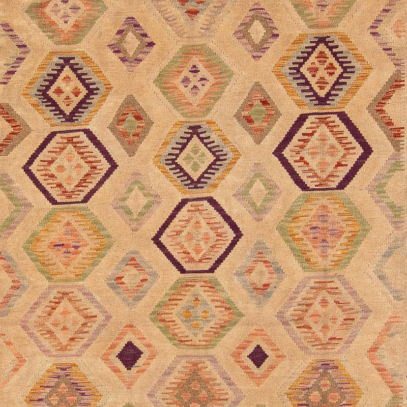 Kelim Teppich - Splash 290 x 200 cm - hellbraun