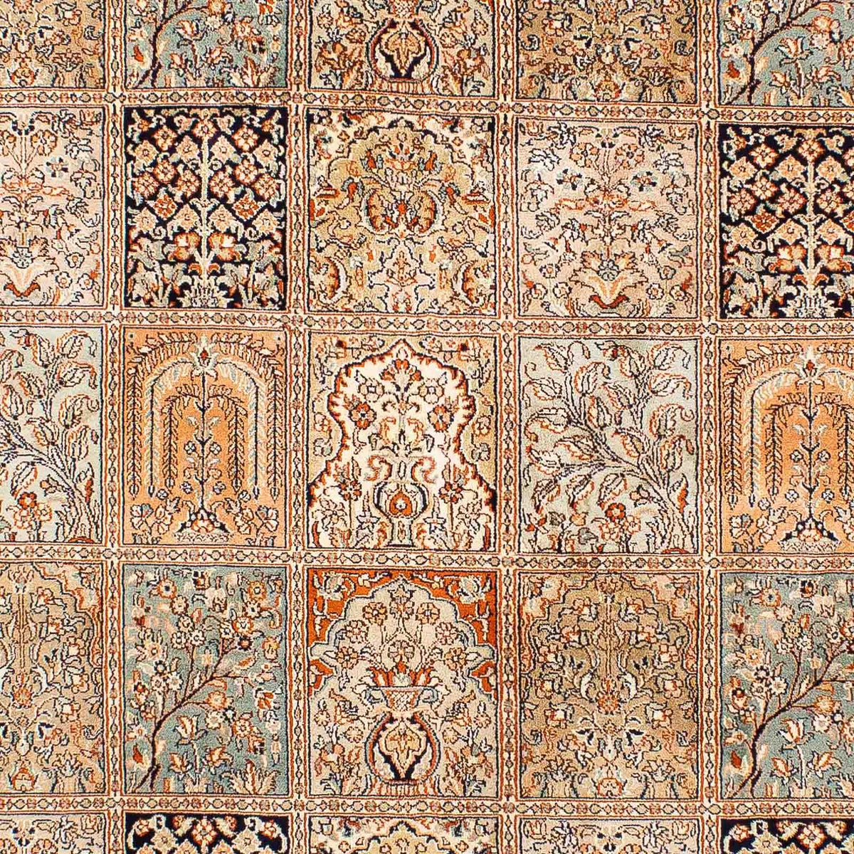 Seidenteppich - Kaschmir Seide 221 x 158 cm Wohnzimmer Teppich