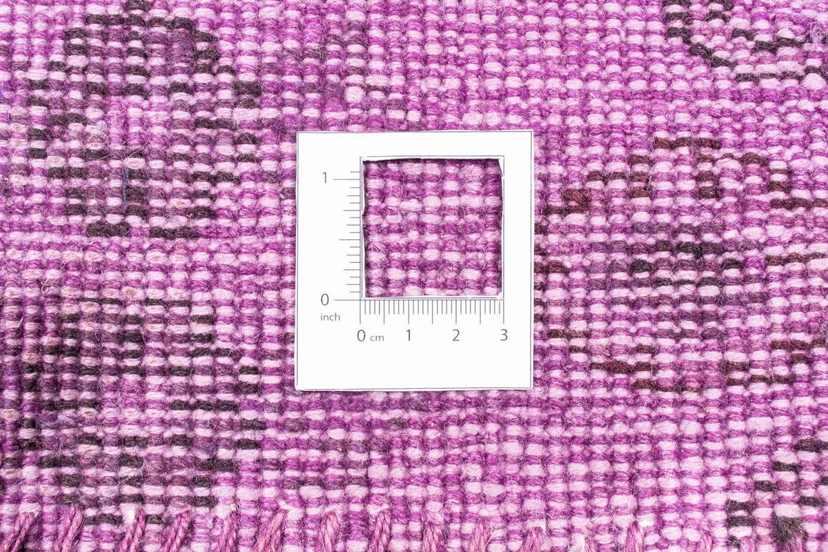 Patchwork Teppich 240 x 170 cm - lila